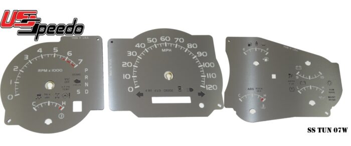 Stainless Edition Custom Gauge Face Kit