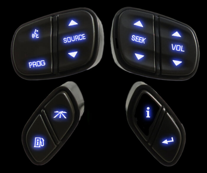 LED Steering Wheel Lighting Kit Upgrade (plug and play) for 2003-2006 Chevrolet / GMC Truck & SUV  Gas and Diesel