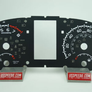 US Speedo Conversion Gauge Face