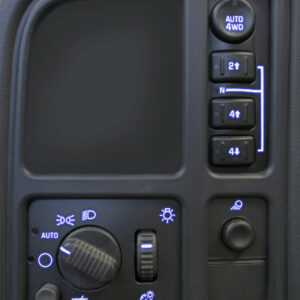LED Left Side Dashboard Lighting Kit Upgrade
