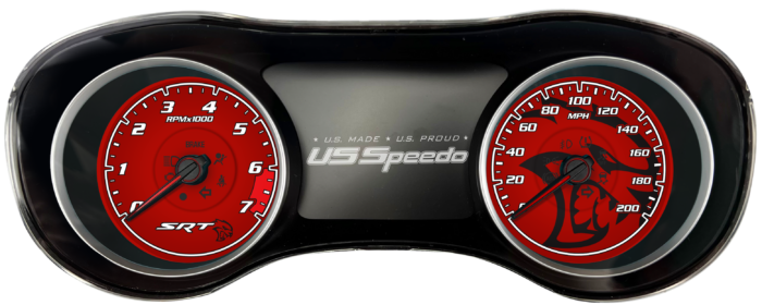 Officially Licensed Dodge Charger Hellcat Custom Gauge Face Kit