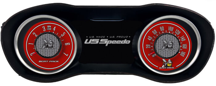 Officially Licensed Dodge Challenger Scat Pack Custom Gauge Face Kit